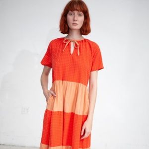 Ace & Jig Daze Dress Size Small Siracha